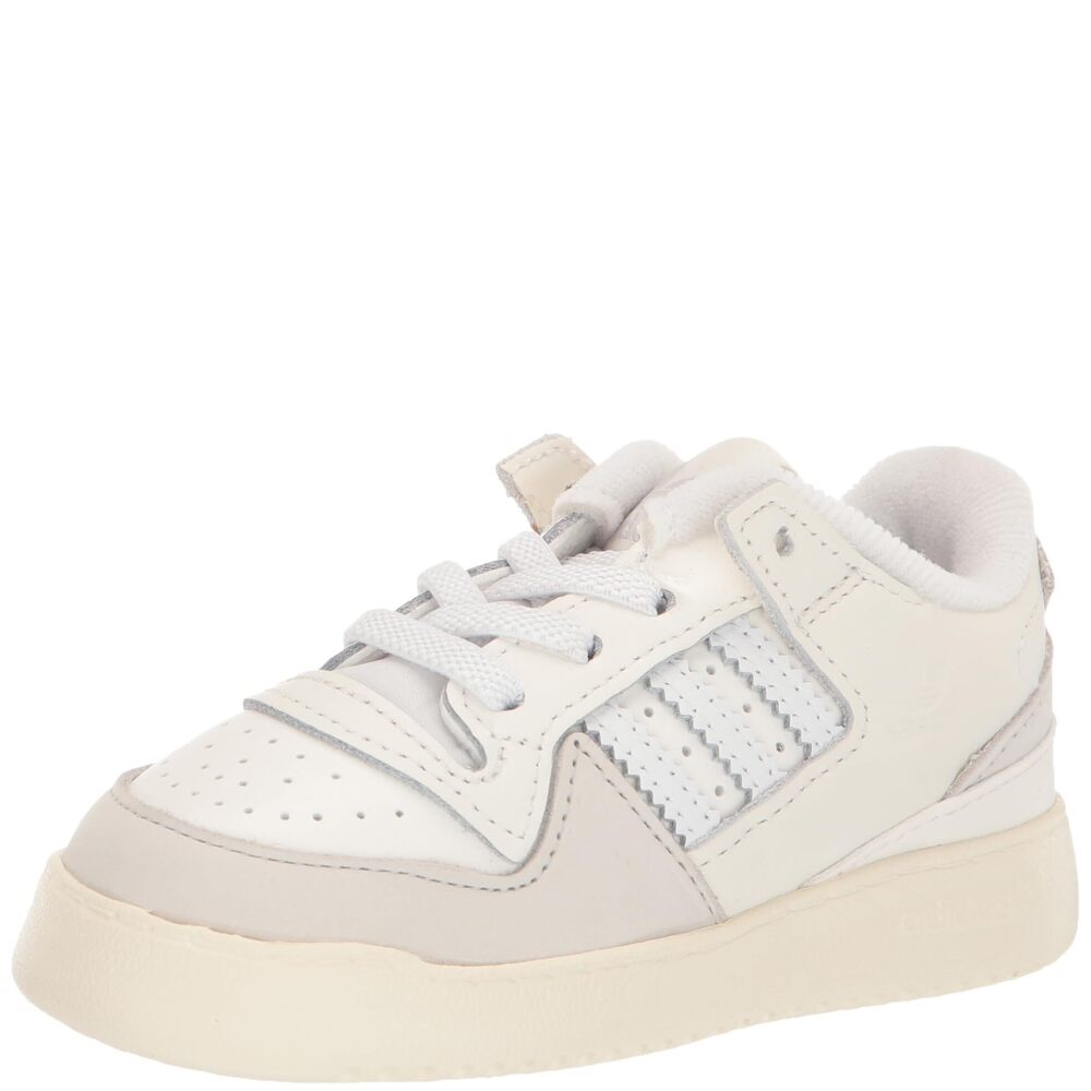Adidas Originals Unisex-Baby Forum Low Elastic Lace Chalk White/Cloud White 4